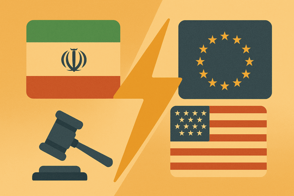 ایران در مقابل امریکا و اتحادیه اروپا